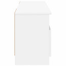 vidaXL Elektromos kandalló Fehér 98 x 28,5 x 40,5 cm Szerelt fa