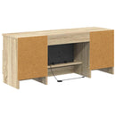 vidaXL Elektromos kandalló Sonoma 98 x 28,5 x 40,5 cm Szerelt fa