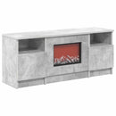vidaXL Elektromos kandalló Beton 98 x 28,5 x 40,5 cm Szerelt fa