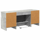 vidaXL Elektromos kandalló Beton 98 x 28,5 x 40,5 cm Szerelt fa