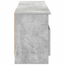 vidaXL Elektromos kandalló Beton 98 x 28,5 x 40,5 cm Szerelt fa