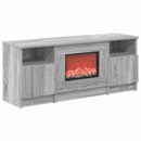vidaXL Elektromos kandalló Szürke Sonoma 98 x 28,5 x 40,5 cm