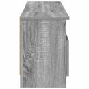 vidaXL Elektromos kandalló Szürke Sonoma 98 x 28,5 x 40,5 cm