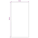 vidaXL Futó szőnyeg FLORNES Szőtt Narancssárga 67 x 150 cm PP 7 mm