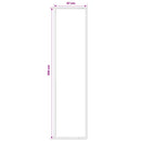 vidaXL Futó szőnyeg FLORNES Szőtt Szürke minta 67 x 300 cm PP 7 mm