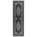 vidaXL Futó szőnyeg FLORNES Szőtt Szürke minta 67 x 300 cm PP 7 mm