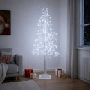 vidaXL Karácsonyi csillagfény Fehér 17 x 17 x 150 cm Műanyag 304 LED