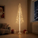 vidaXL Karácsonyi csillagfény Fehér 25 x 25 x 240 cm Műanyag 688 LED
