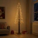 vidaXL Karácsonyi csillagfény Barna 17 x 17 x 180 cm Műanyag 432 LED