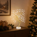 vidaXL Mini Starburst karácsonyfa 2 db Arany 12 x 50 cm Acél 108 LED