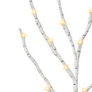 vidaXL LED-es rézág karácsonyi dekoráció 3 db Fehér 62 cm Acél 60 LED