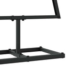 vidaXL Fém karácsonyfa KUOPIO 90 cm Fém Fekete