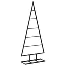 vidaXL Fém karácsonyfa KUOPIO 90 cm Fém Fekete