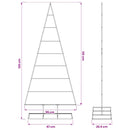 vidaXL Fém karácsonyfa KUOPIO 125 cm Fém Fekete