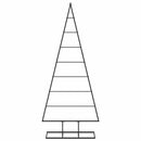 vidaXL Fém karácsonyfa KUOPIO 150 cm Fém Fekete