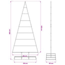 vidaXL Fém karácsonyfa KUOPIO 180 cm Fém Fekete