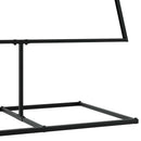 vidaXL Fém karácsonyfa KUOPIO 210 cm Fém Fekete