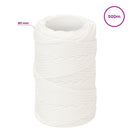 vidaXL Többcélú munkakötél 2 mm 500 m Fehér PP 27 kg Max. teherbírás