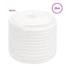 vidaXL Többcélú munkakötél 18 mm 25 m Fehér PP 1995 kg Max. teherbírás
