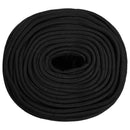 vidaXL Többcélú munkakötél 10 mm 250 m Fekete PP