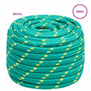 vidaXL Többcélú munkakötél 20 mm 100 m Zöld PP 2400 kg Max. teherbírás