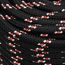 vidaXL Többcélú munkakötél 18 mm 25 m Fekete és piros PP