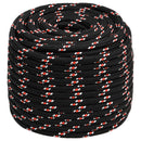 vidaXL Többcélú munkakötél 18 mm 25 m Fekete és piros PP