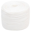 vidaXL Többcélú munkakötél 8 mm 250 m Fehér PP 420 kg Max. teherbírás