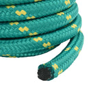 vidaXL Többcélú munkakötél 50 mm 5 m Zöld PP 15000 kg Max. teherbírás