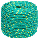 vidaXL Többcélú munkakötél 10 mm 250 m Zöld PP 645 kg Max. teherbírás