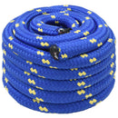 vidaXL Többcélú munkakötél 50 mm 25 m Kék PP 15000 kg Max. teherbírás