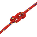 vidaXL Többcélú munkakötél 4 mm 25 m Piros PP 105 kg Max. teherbírás