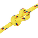 vidaXL Többcélú munkakötél 12 mm 25 m Sárga PP 930 kg Max. teherbírás