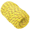 vidaXL Többcélú munkakötél 2 mm 500 m Sárga PP 27 kg Max. teherbírás