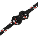 vidaXL Többcélú munkakötél 20 mm 25 m Fekete és piros PP