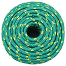 vidaXL Többcélú munkakötél 12 mm 250 m Zöld PP 930 kg Max. teherbírás