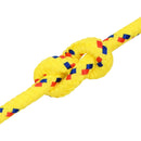 vidaXL Többcélú munkakötél 8 mm 250 m Sárga PP 420 kg Max. teherbírás
