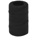 vidaXL Többcélú munkakötél 2 mm 500 m Fekete PP 27 kg Max. teherbírás