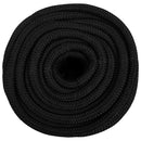 vidaXL Többcélú munkakötél 16 mm 25 m Fekete PP