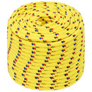 vidaXL Többcélú munkakötél 14 mm 100 m Sárga PP