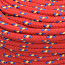 vidaXL Többcélú munkakötél 8 mm 250 m Piros PP 420 kg Max. teherbírás