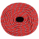 vidaXL Többcélú munkakötél 8 mm 250 m Piros PP 420 kg Max. teherbírás
