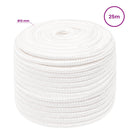 vidaXL Többcélú munkakötél 12 mm 25 m Fehér PP 930 kg Max. teherbírás