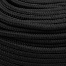 vidaXL Többcélú munkakötél 8 mm 50 m Fekete PP 420 kg Max. teherbírás