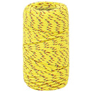 vidaXL Többcélú munkakötél 2 mm 25 m Sárga PP 27 kg Max. teherbírás