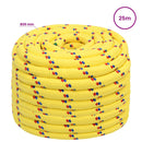 vidaXL Többcélú munkakötél 20 mm 25 m Sárga PP 2400 kg Max. teherbírás