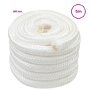 vidaXL Többcélú munkakötél 30 mm 5 m Fehér PP 5400 kg Max. teherbírás