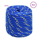 vidaXL Többcélú munkakötél 16 mm 25 m Kék PP 1560 kg Max. teherbírás