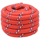vidaXL Többcélú munkakötél 60 mm 10 m Piros PP