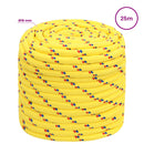 vidaXL Többcélú munkakötél 18 mm 25 m Sárga PP 1995 kg Max. teherbírás